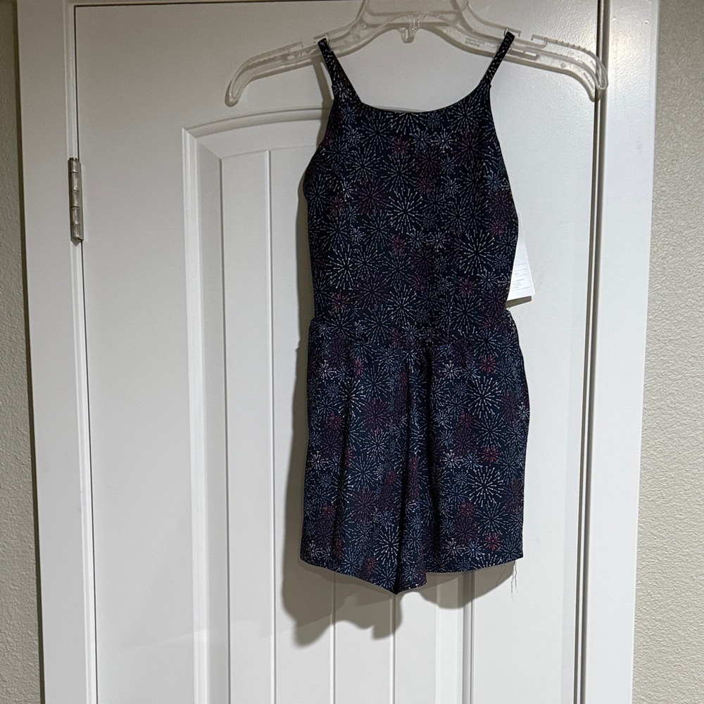 All in Motion Firework Patterned Jumpsuit